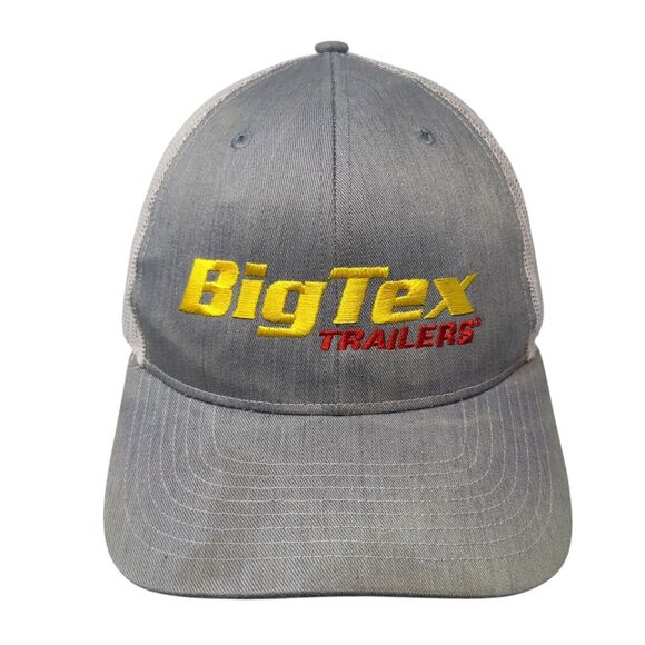 Big Tex Trailers Snapback Trucker Hat Gray One Size Mesh Back Richardson - Picture 1 of 9